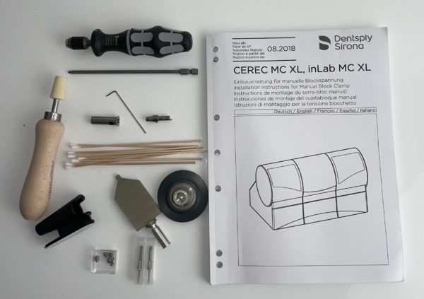 Umbau-Kit manuelle Blockspannung für MC XL